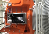 custom made model of Free Fall Liftboat with davit system